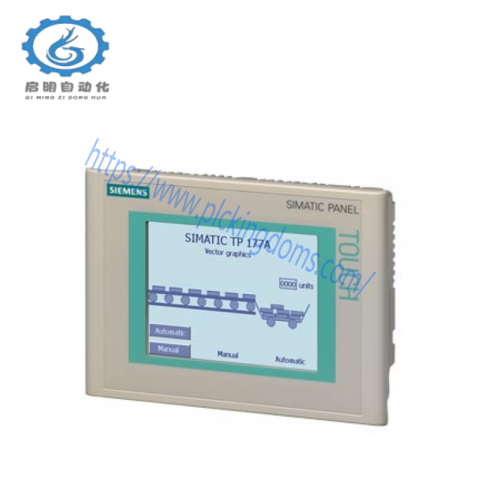 SIEMENS 6AV6642-0AA11-0AX1 Touch Panel TP177A, Industrial Control Solutions