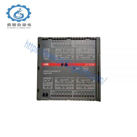 ABB 07DI92 Digital I/O Controller, Advanced Industrial Automation Solution