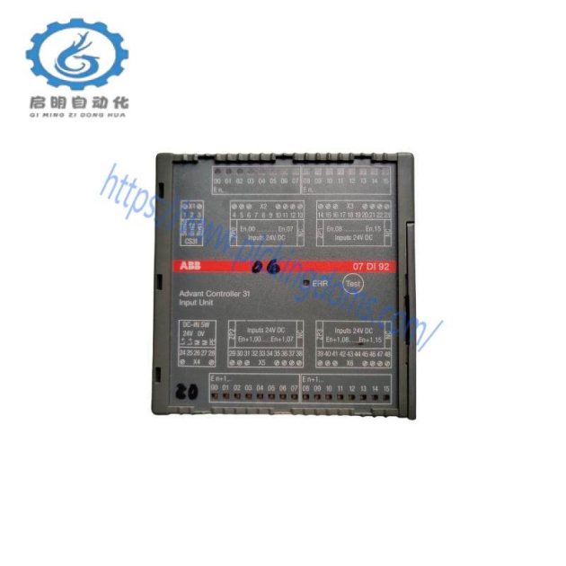 ABB 07DI92 Digital I/O Controller, Advanced Industrial Automation Solution