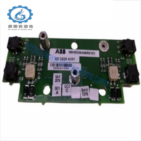 ABB 3BHE036346R0101 - XZ C825 A101 Card, Industrial Control Module