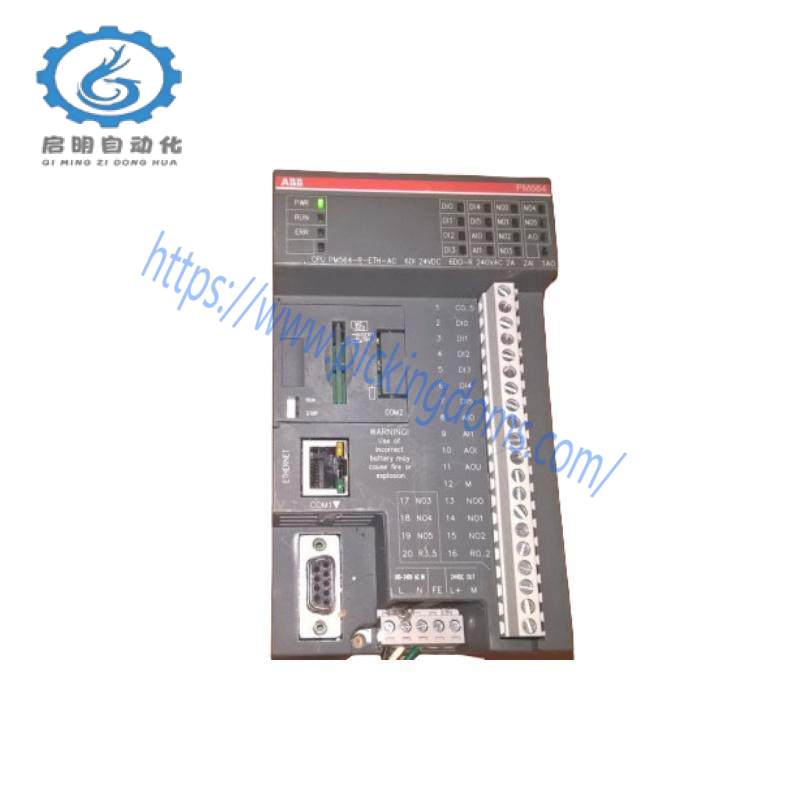 abb_pm564-r-eth_a0_plc_central_processing_unit.jpg ABB PM564-R-ETH A0 - Advanced Industrial PLC Central Processing Unit