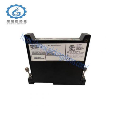Bently Nevada 1701/25 FieldMonitor Seismic Input Monitor