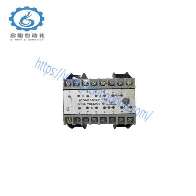 GE IC3603A177 RELAY MODULE - General Electric's Advanced Relay Module for Industrial Control Systems