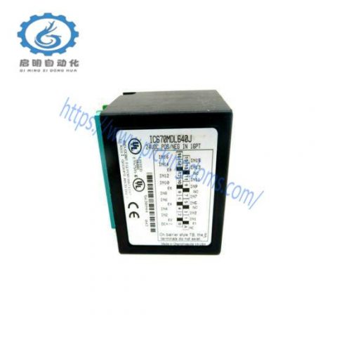 GE IC670MDL640 16-Channel Discrete Output Module for PLC Systems