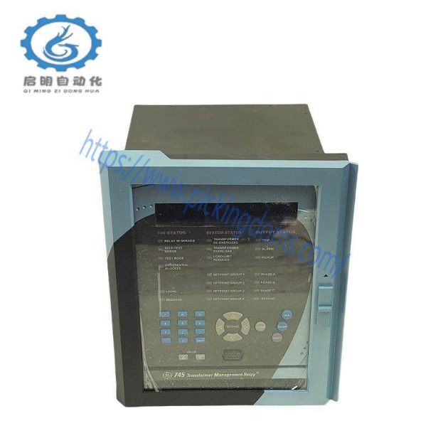 General Electric SR745 CASE 745-W2-P5-G5-HI-T Transformer Management Relay