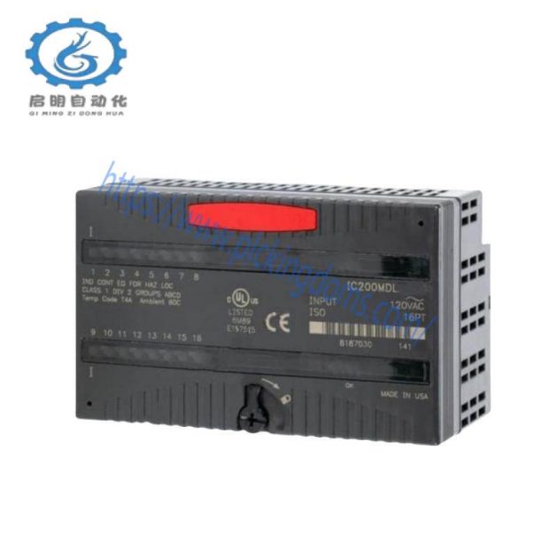 GE IC200MDL241 AC Input Module - 16 Point, for Industrial Control Systems