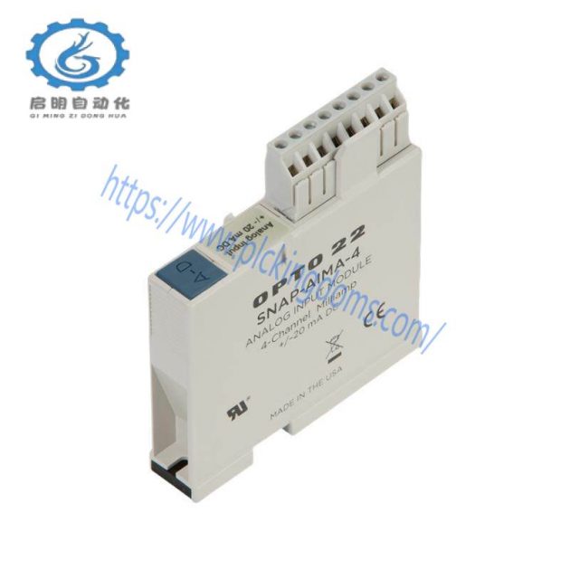 Opto22 SNAP-AIMA-4: Precision Analog Current Input Module for Industrial Automation