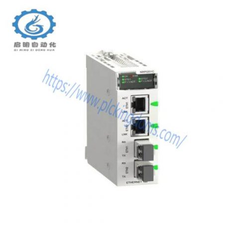 Schneider Electric BMXNRP0201 Fiber Optic Converter Module, for Advanced Industrial Control Systems
