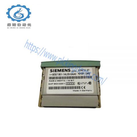 Siemens 6ES7951-1AL00-0AA0: High-Performance RAM Memory Card for Simatic S7 Systems