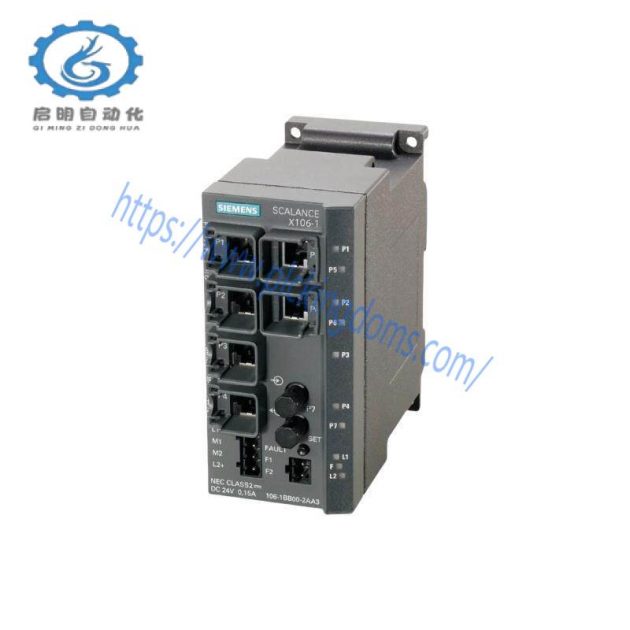 SIEMENS Scalance 6GK5106-1BB00-2AA3 Ethernet Switch, High-Performance Industrial Networking Solution