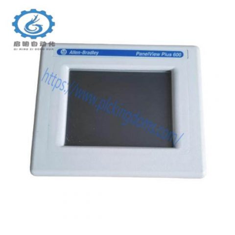 Allen-Bradley 2711P-T6C20D PanelView Plus 600 Color Terminal, Touch Screen Control, Industrial Automation