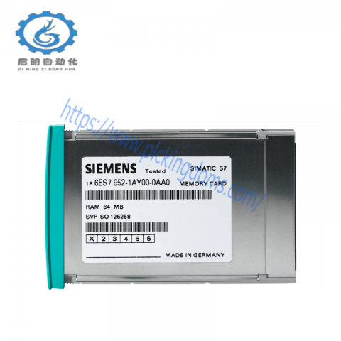 SIEMENS 6ES7 952-1AL00-0AA0 SIMATIC S7, High-Performance RAM Memory Card