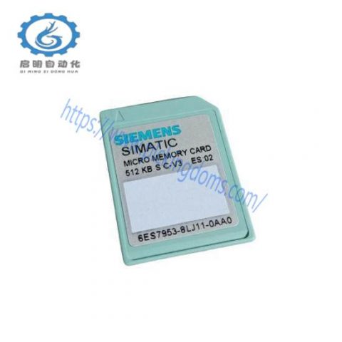 Siemens 6ES7 953-8LJ11-0AA0 Micro Memory Card, Industrial Control Solutions