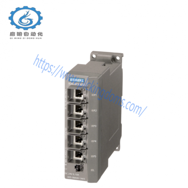 SIEMENS SCALANCE X005, 6GK5005-0BA00-1AA3, Industrial Ethernet Switch