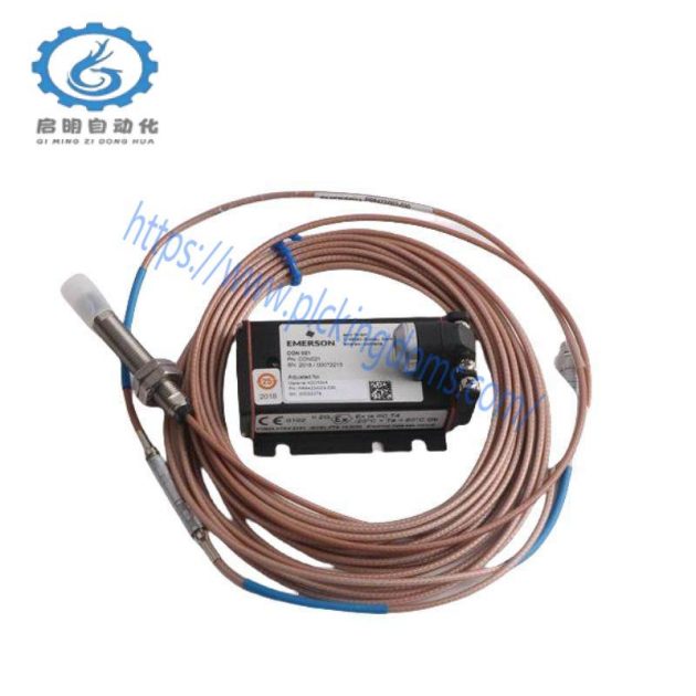 Emerson PR6423/002-131 CON021 Eddy Current Displacement Sensor - Precision Measurement for Industrial Control