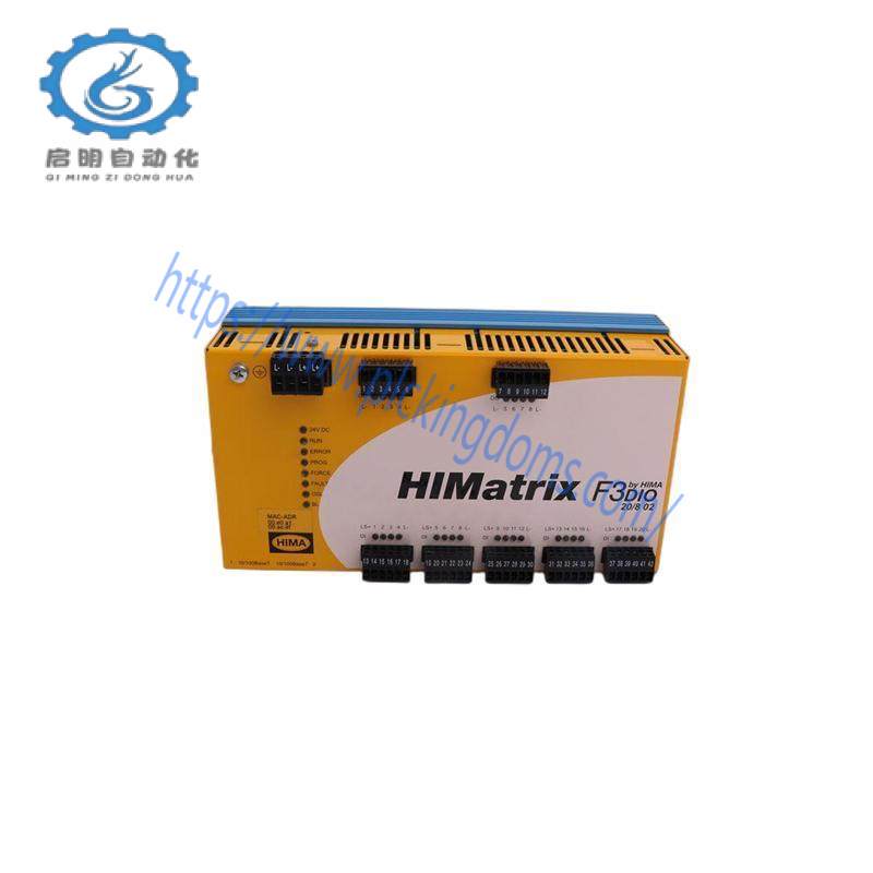 hima_f3_dio_20_8_02_f3dio20_802_remote_i_o_module.jpg HIMA F3DIO20/802 - Remote I/O Module, 20 Inputs / 8 Outputs