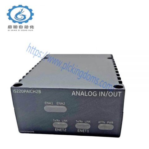 GE IS220PAICH2B: Industrial Control Analog In/Out Module with 200 mA