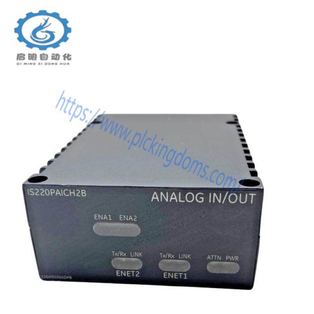 GE IS220PAICH2B: Industrial Control Analog In/Out Module with 200 mA