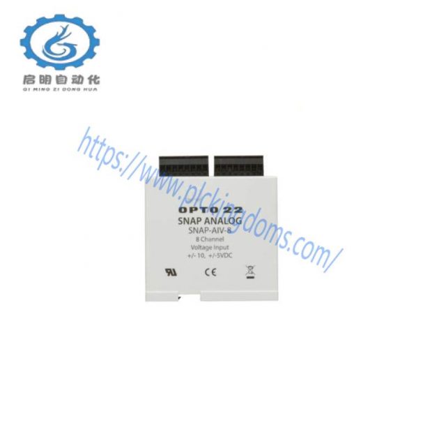 Opto 22 SNAP-AIV-8 Analog Input Module - Advanced Analog Input Solution