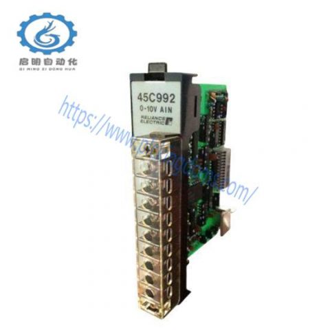 RELIANCE Industrial Grade Programmable Logic Controller - 45C992, 220V AC, Precision Control Module
