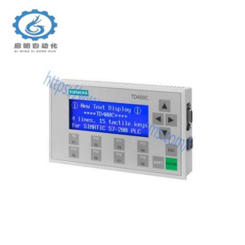 SIEMENS 6AV6-640-0AA00-0AX0 TD400C Text Display, Advanced HMI Solution for Industry 4.0