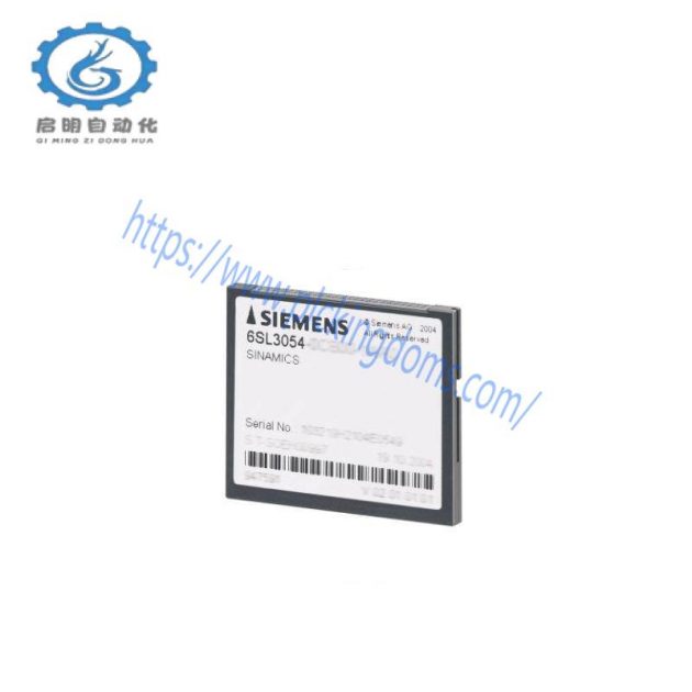 Siemens SINAMICS S120 CompactFlash Card 6SL3054-0AA01-1AA0: Industrial Control Solutions for Enhanced Efficiency