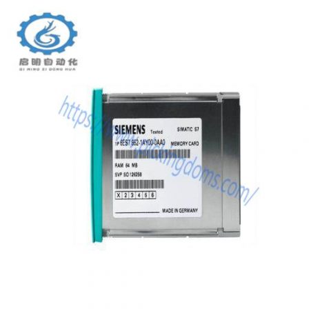 Siemens 6ES7952-1AS00-0AA0 RAM Memory Card for Industrial Control Systems