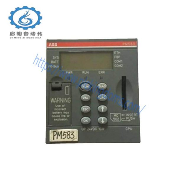 ABB AC500 CPU PM583-ETH High Performance Modular PLC