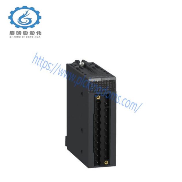 Schneider X80-D BMXDDO1602 16-channel Discrete DC Output Module, 24VDC Transistor, 0.5A, Source Type, Channel-to-Channel Isolation and Protection, 20-point Terminal Block